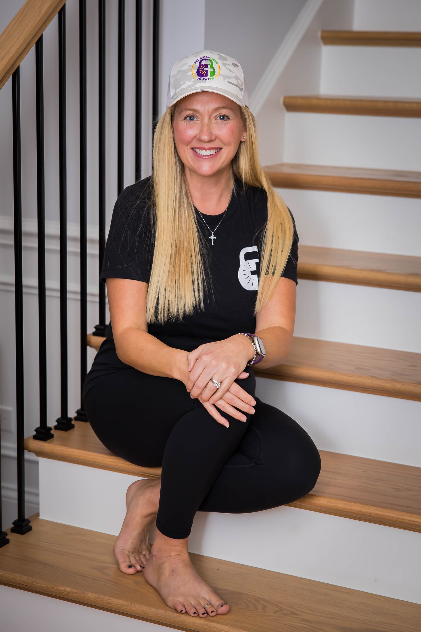 Classic FFF Retro Trucker Cap – Alpine/White