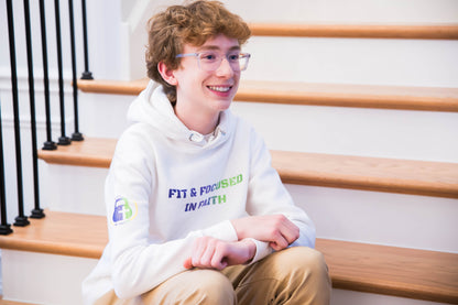 Classic FFF White Sweatshirt with Color