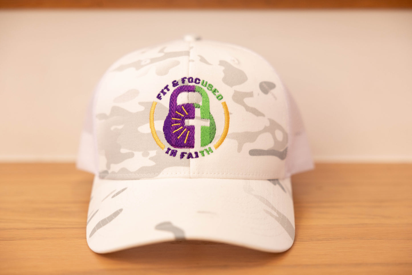 Classic FFF Retro Trucker Cap – Alpine/White