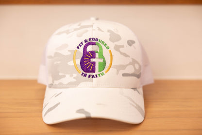 Classic FFF Retro Trucker Cap – Alpine/White